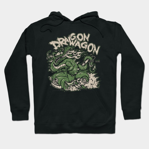 Dragon Wagon Hoodie by heartattackjack